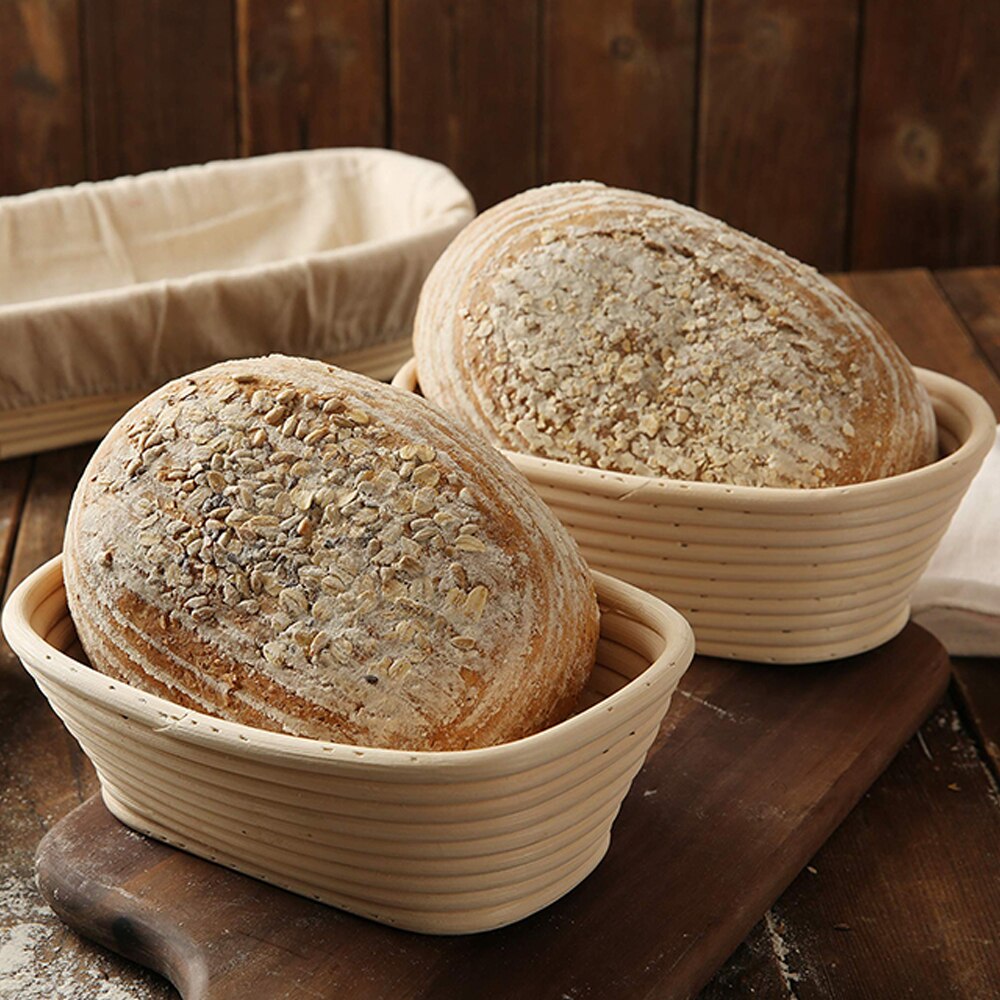 Rattan Banneton impregnowanie koszyk na chleb okrągły/owalny robić pieczenia ciasta patelnie fermentacja ciasto kwasoodporne impregnowanie kosze