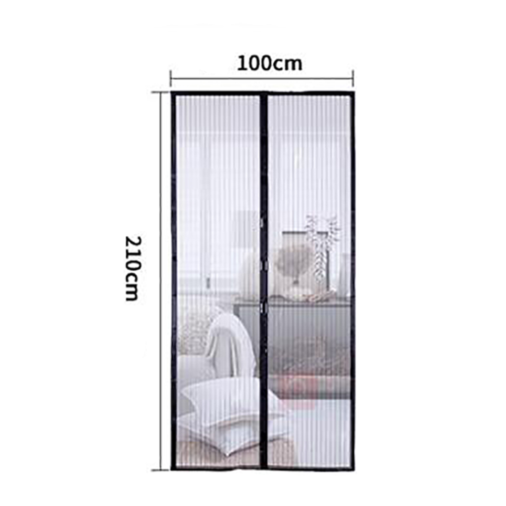 Cortina magnética Anti Mosquito, manos libres, mosquitera, cifrado de cortina magnética, Red de estilo en la puerta, imanes, pantalla de verano
