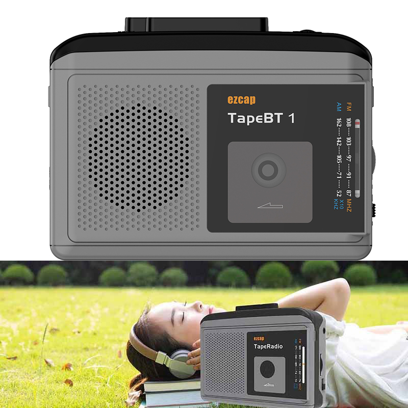 Persoonlijke Am Fm Radio Muziek Cassette Speler Met 3.5Mm Audio Cassette Tapes Speler Converteren Naar Mp3 Spelers Converter ezcap233