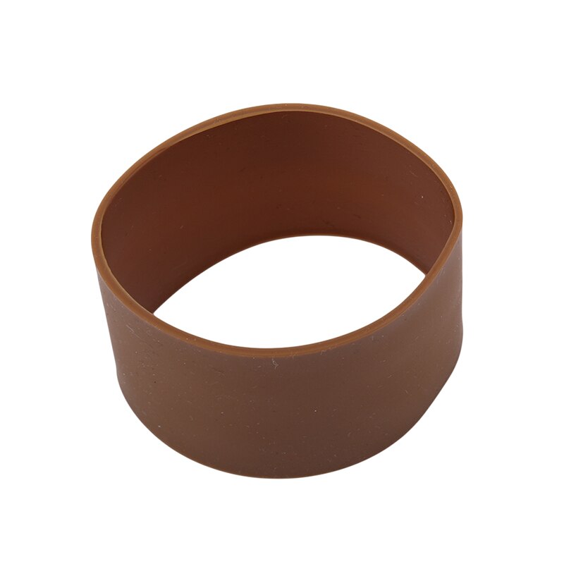 Silicone Coffee Mug Wraps Sleeves Ceramic Cup Sleeves Recyclable Heat Proof Glass Water Cup Sleeves Plumyl Cup Cover: brown