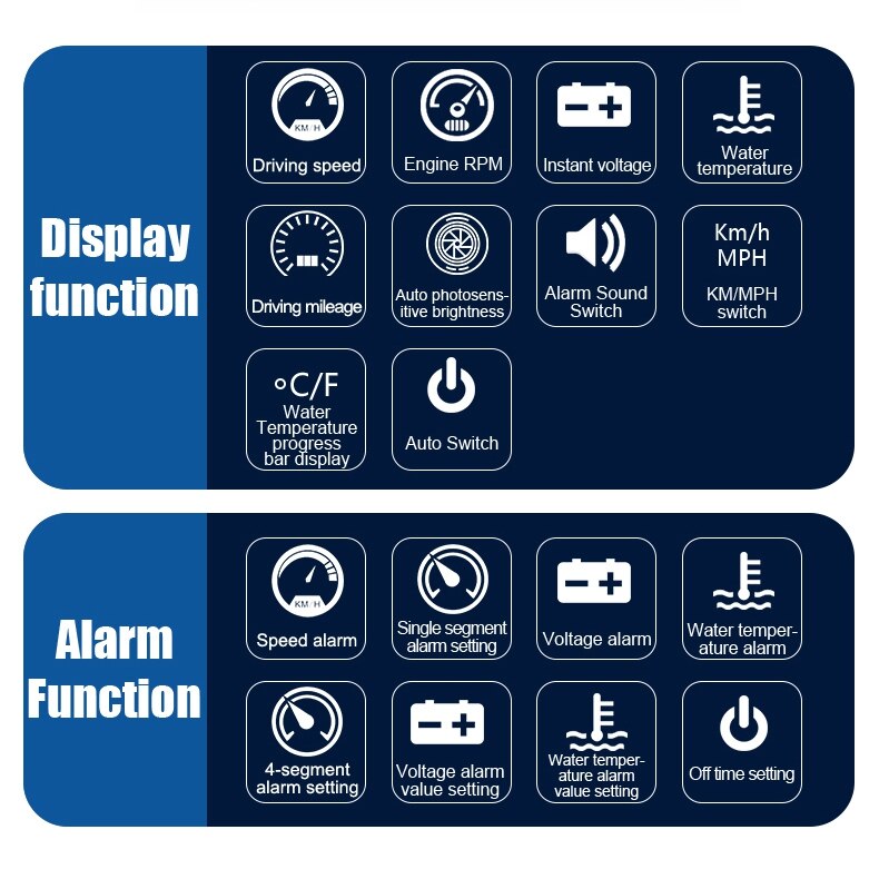 M8 hud head-up display obd 2 ii overspeed waarschuwingssysteem snelheidsspanning alarm auto-styling auto head-up display