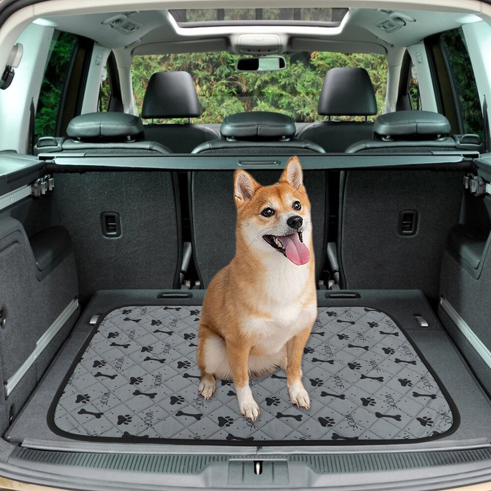 Waterdichte Hond Bed Mat Herbruikbare Huisdier Urine Pad Wasbare Honden Luier Voedsel Kom Matten Bone Poot Seat Cover Matten voor Slaapbank