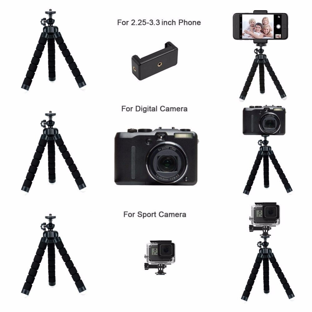 Duszake I8 Mini Statief Voor Telefoon Camera Selfie Stok Statief Voor Telefoon Stand Flexibele Mini Statief Voor iPhone Xiaomi Mobiele telefoon