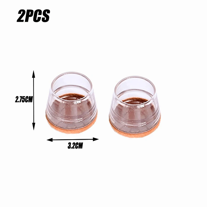 Coussinets de protection coordonnants en caoutchouc pour pieds de chaise, couvre-pieds, meubles, table, intérieur, maison, extérieur, bureau, jardin, 1/4 pièces: Lavande