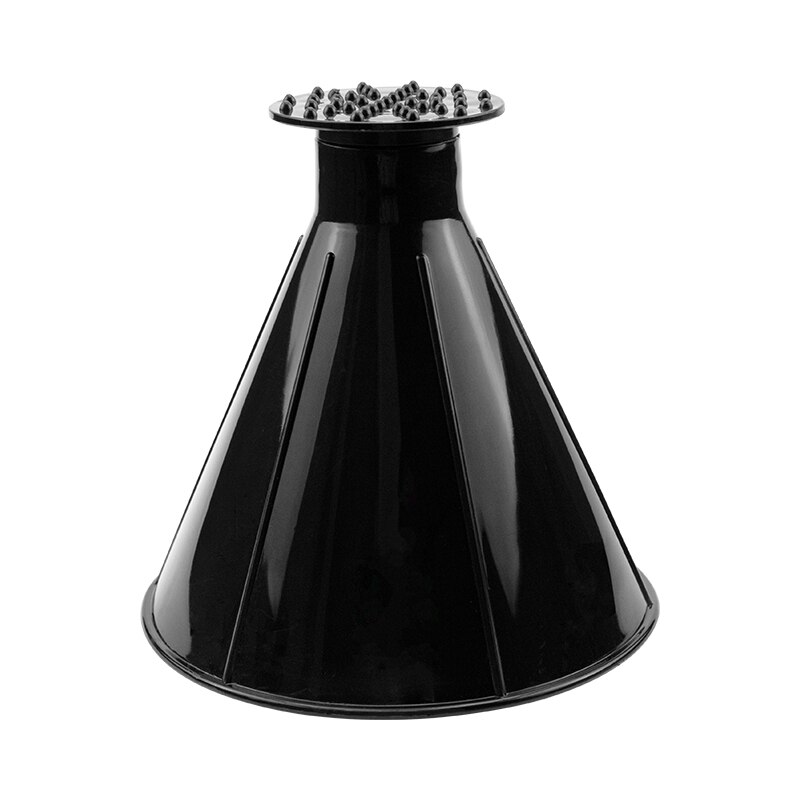 Home Snow Remover Deicer Cone Deicing Cone Shaped Ice Car Magic Window Glass Cleaning Tool Scraper Outdoor Funnel Windshield: Black