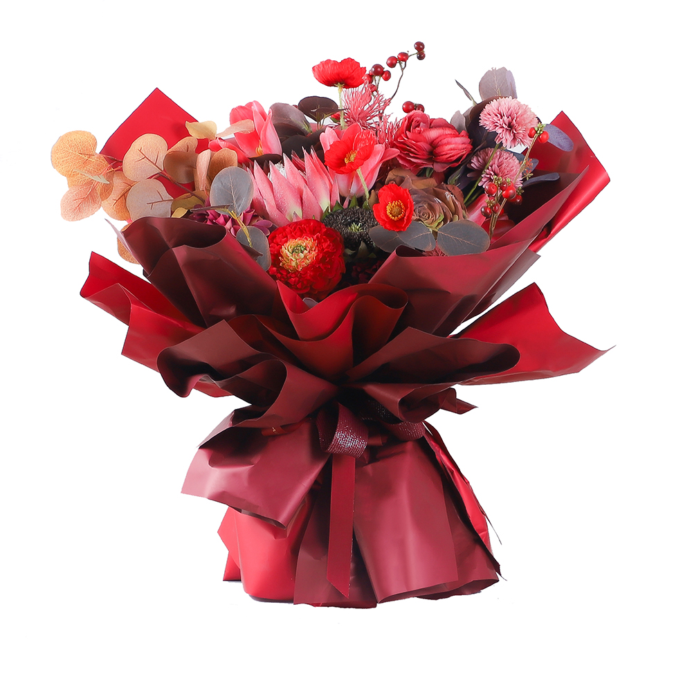 Papel de de flores grueso mate coreano, papel mate, impermeable, 20 hojas