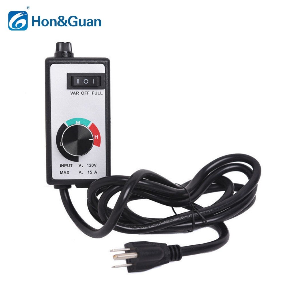 110V Variabile 15A Regolatore di Velocità del Ventilatore per la Coltura Idroponica Inline Condotto della Ventola di Scarico con filo
