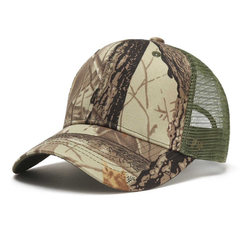 Feitong Baseball Cap Unisex Männer Frauen Camouflage Sonnenhut Einstellbare Baseball Cap Hip Hop Trucker Cap Streetwear Papa Hut