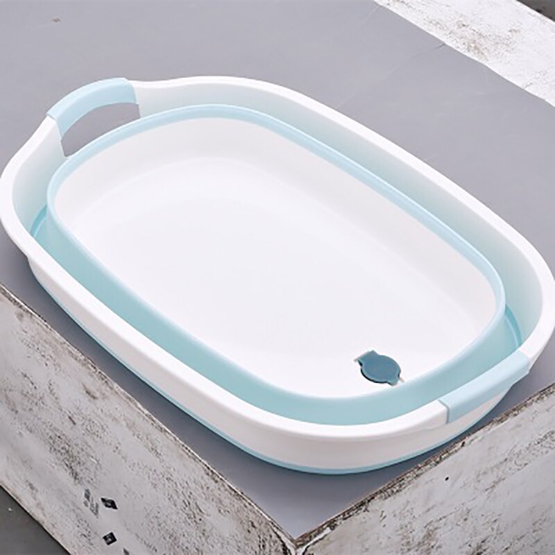 Badkamer Sauna Wastafel Opvouwbare Opslag Huishoudelijke Wastobbe Wastafel Draagbare Opvouwbare Voetbad Bad Voetmassage Plastic: Blue