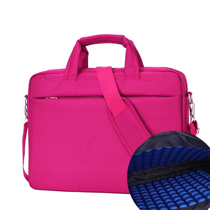 Kissyenia-maletín para ordenador portátil de viaje de negocios para hombre, Tablet PC impermeable de 15 pulgadas, A4, bolso para computadora portátil a prueba de golpes, KS1197: Pink Plus 14