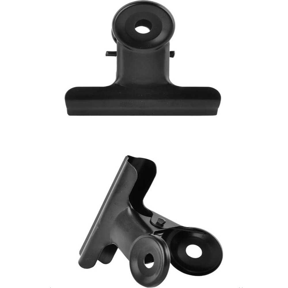 25Pcs Bulldog Clips Paper Metal Hinge Chip Clip Clamps Hooks For Photos Crafts Food Bags Drawings School &amp; Office Supplies-50mm