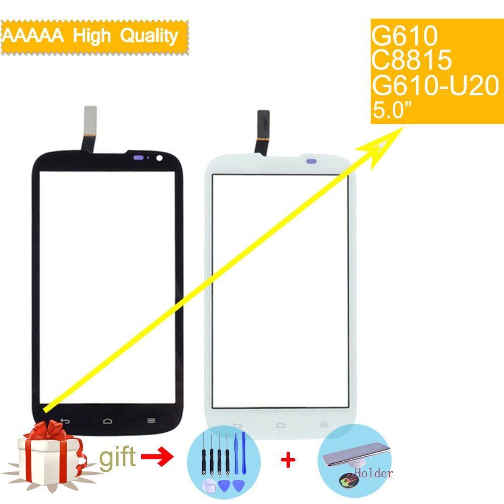 Voor Huawei Ascend G610 C8815 G610-U20 Touch Screen Touch Panel Sensor Digitizer Voor Outer Glas Lens Touchscreen Geen LCD