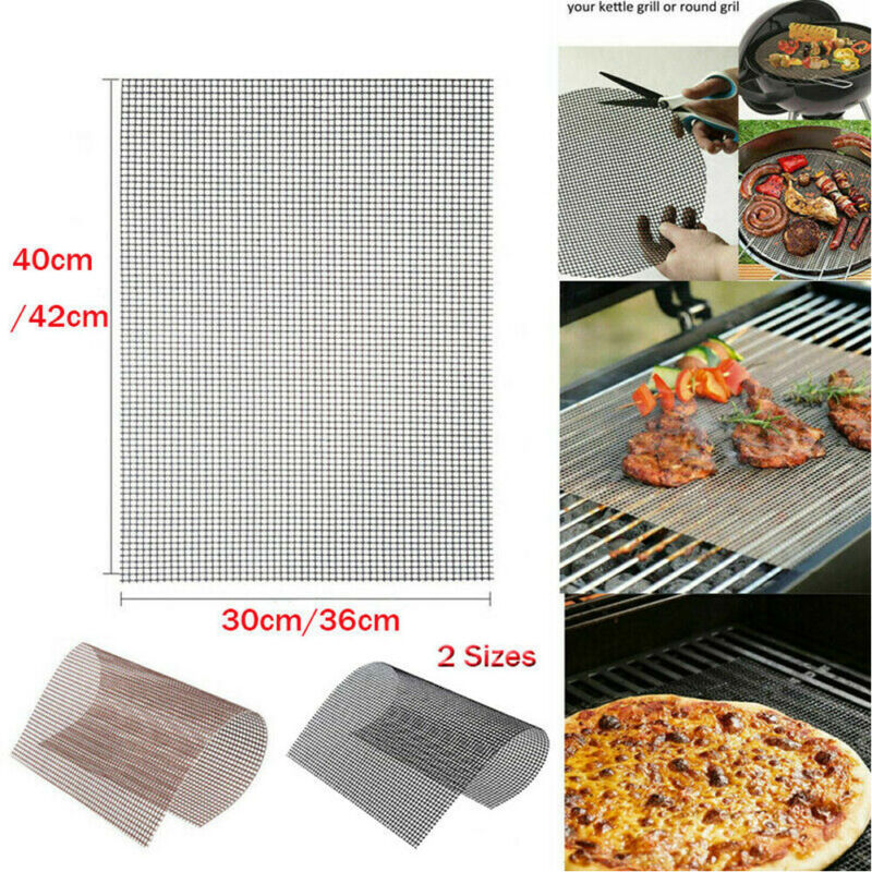 Herbruikbare Grill Mat Barbecue Bakken Vlees Grill Mesh Mat Non-stick Koken Sheet Liner Gebraden Rooster Pad