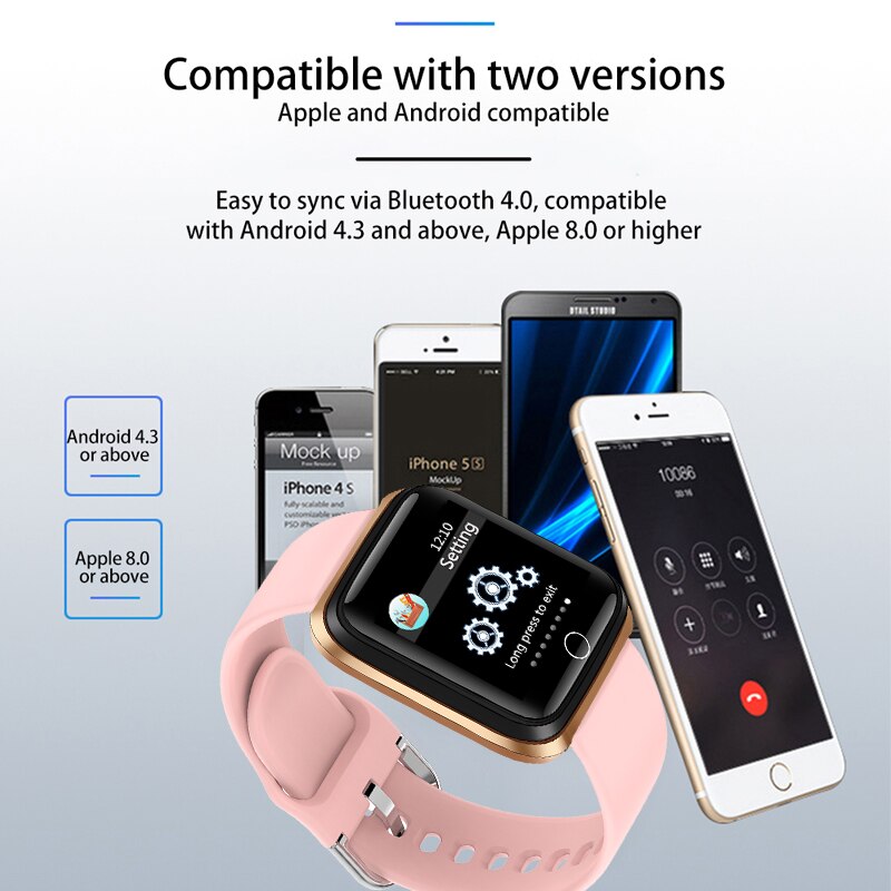 LIGE Smartwatch Women - Fitness Tracker, Heart Rate Monitor, 1.3" TFT Round Display, Life Waterproof