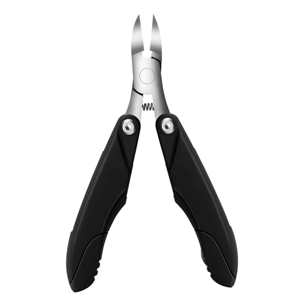 Nail Multiple Clippers Cutter Tools Stainless Steel Nipper Manicure Salon Home Easy Carry Fold Pedicure Precision Thick: Black