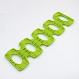 Siliconen Koelkast Anti-Slip Pad Bier Flessen Blikjes Organizer Rack Houder Space Saver Stapelen Tool Keuken Organizer Gereedschap: New Green