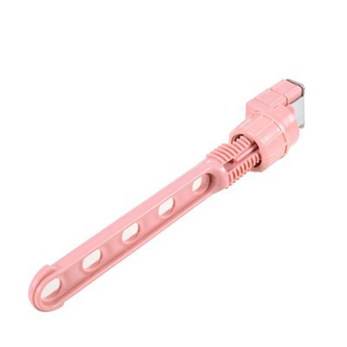 Portable Clothes Windows Hanging Rack Outdoor Indoor Coat Jacket Underwear Socks Drying Storage Hangers With Hook For Traveling: Pink