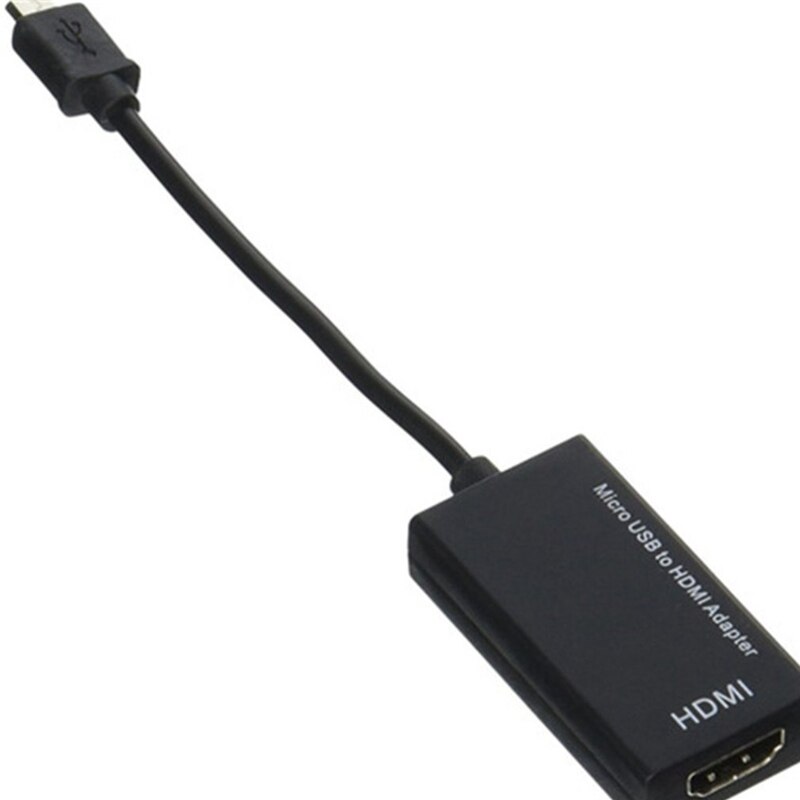 Draagbare mobiele telefoon micro-usb naar hdmi adapter 1080p mhl hdtv kabel of videokabel voor hdtv converter adapter