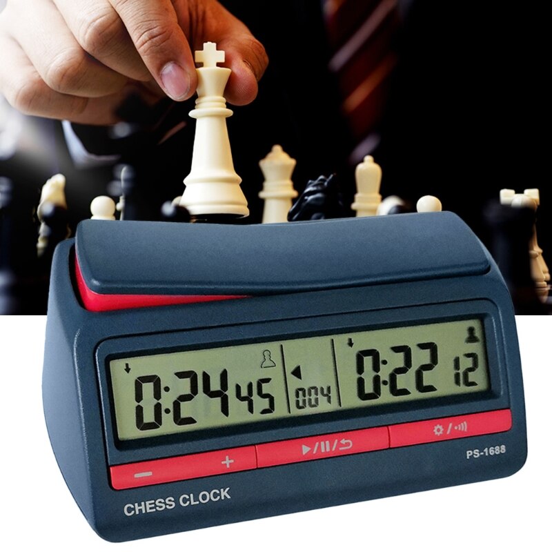 OOTDTY Advanced Chess Digital Timer Chess Clock Count Up Down Board Game Clock