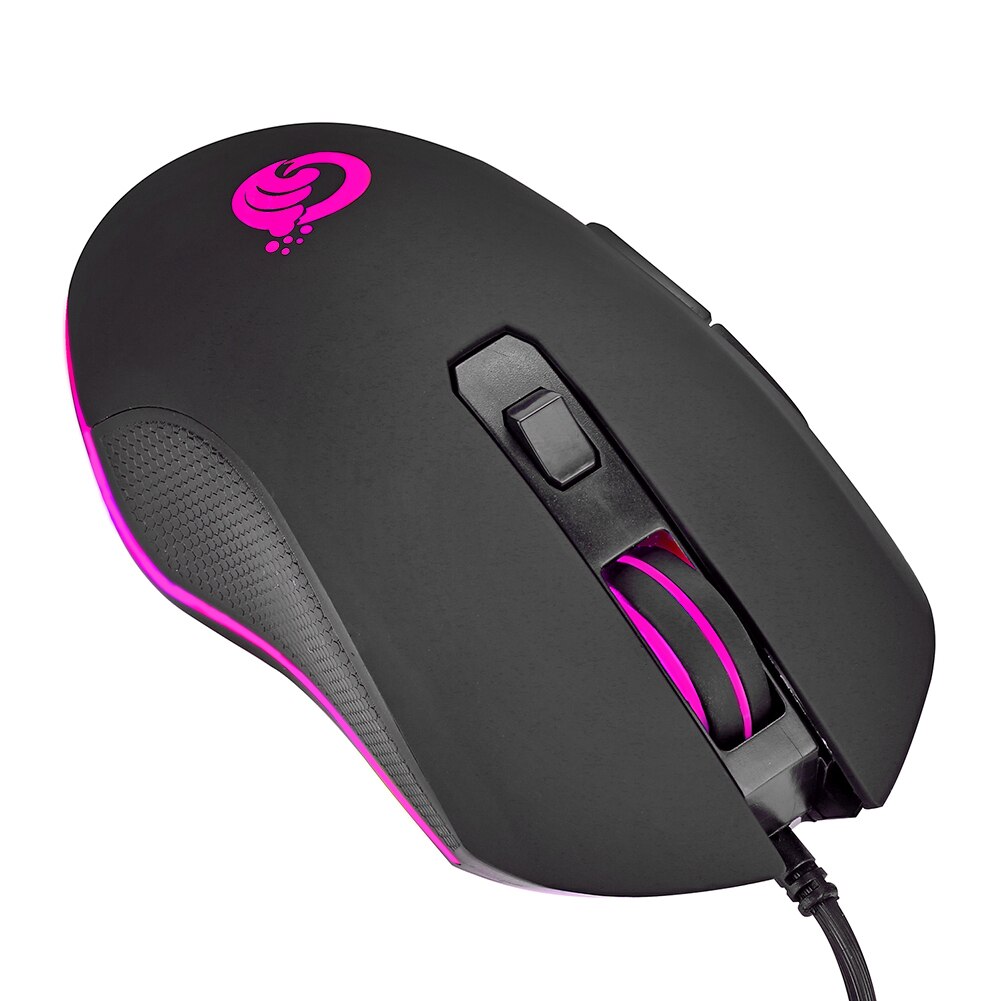 USB Wired Mouse 6 Buttons 3200DPI Optical Computer Gaming Mice Gamer Mice with RGB Backlight