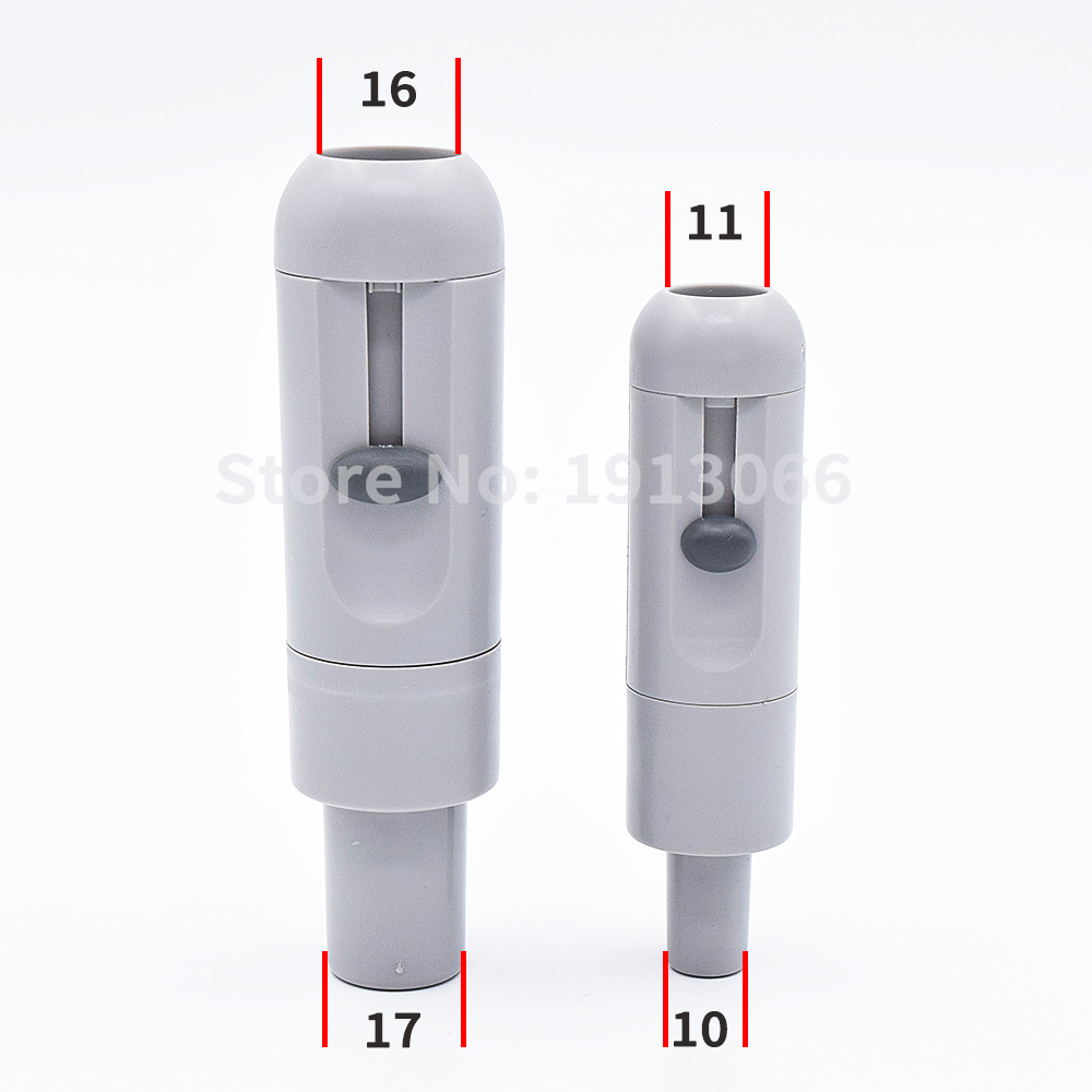 1 Set Grey Universal Hve Level Valve Speeksel Swivel Sucker Zuig Handvat