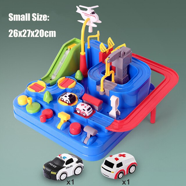 Kinderen Rail Auto Speelgoed Racing Trein Tracks Adventure Handleiding Cars Tafel Spel Puzzel Speelgoed Voor Kinderen Huis Play Game: Small Size