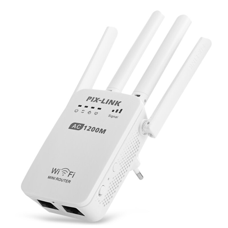 Ac 1200Mbps Ac1200M 5G Wireless Repeater High Speed 5G Gigabit Wifi Router Antenne Eu Stecker