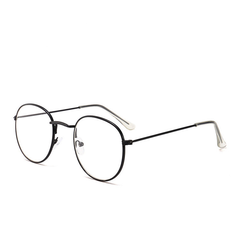 Unisex Classic Gold Metal Frame Glasses Women Men Classical Computer Round Frame Glasses for Reading