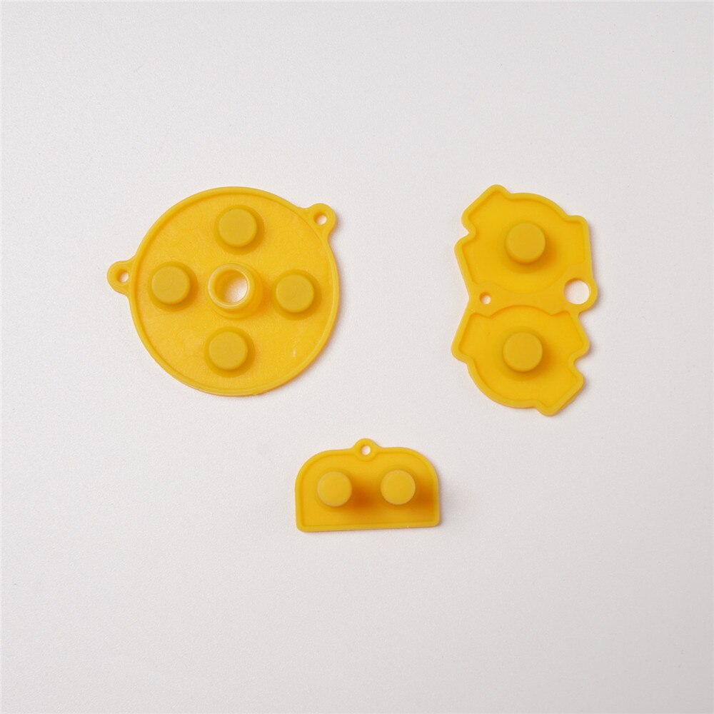 Ersatz Gummi Pads Für GBA GAMEBOY VORAUS ZUBEHÖR: yellow