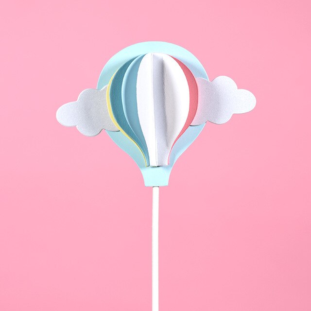 Cakesmile balloon cloud cake topper cupcake party for baking birthday decoration cake decorating tools baking accessories: balloon 2