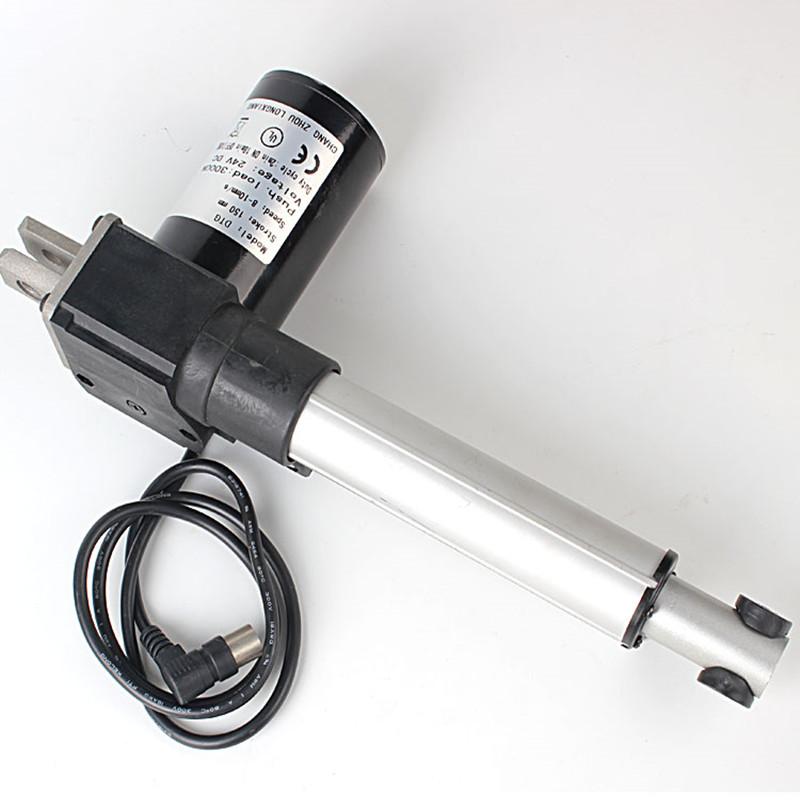 24V 6000N 50/100 Mm Lineaire Actuator Motor Beroerte Heavy Duty Dc Verstelbare Actuator Tor Opener Elektrische Motor lineaire
