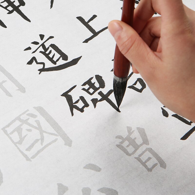 Calligraphy Copybook Chinese Tradtional Large Regular Script Copybook Caligrafia Beginner Chinese Yan Zhenqing Brush Calligraphy