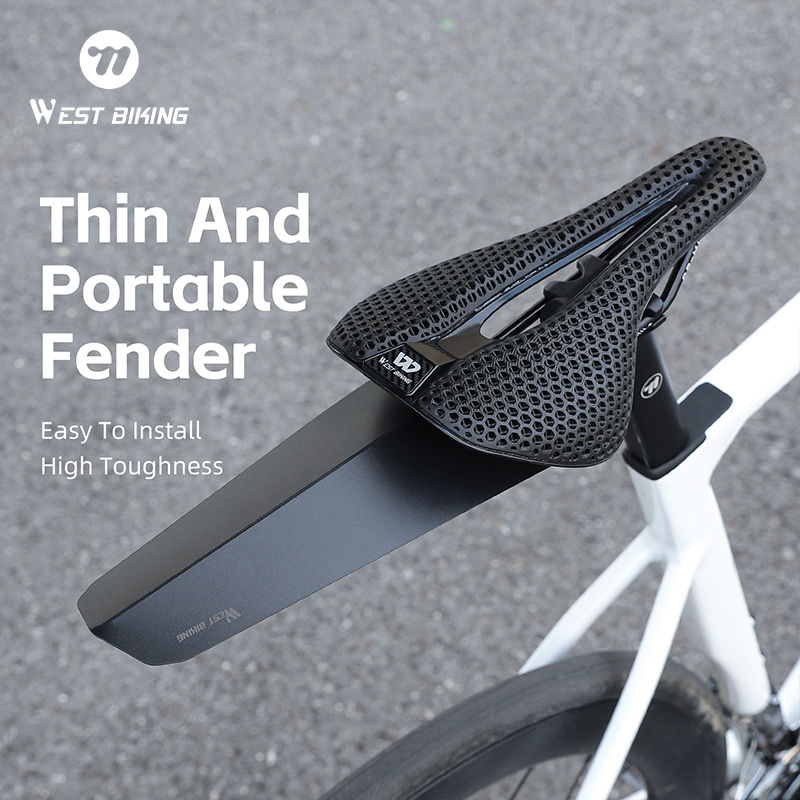 WEST BIKING-guardabarros ultraligero para bicicleta de montaña, de extracción rápida, neumático trasero, sillín Universal, accesorios para ciclismo