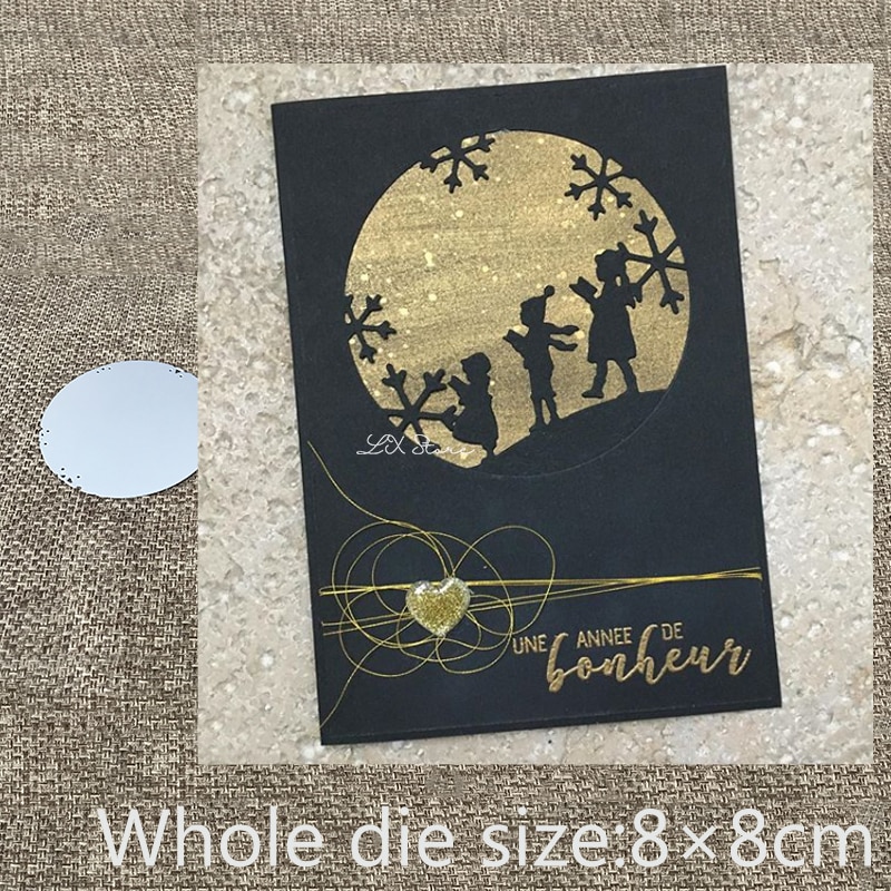 Découpage de métal en forme de flocon de neige | artisanat, découpes flocons de neige, cadre rond, décoration de carte d'album scrapbook, carte artisanale, gaufrage de découpages
