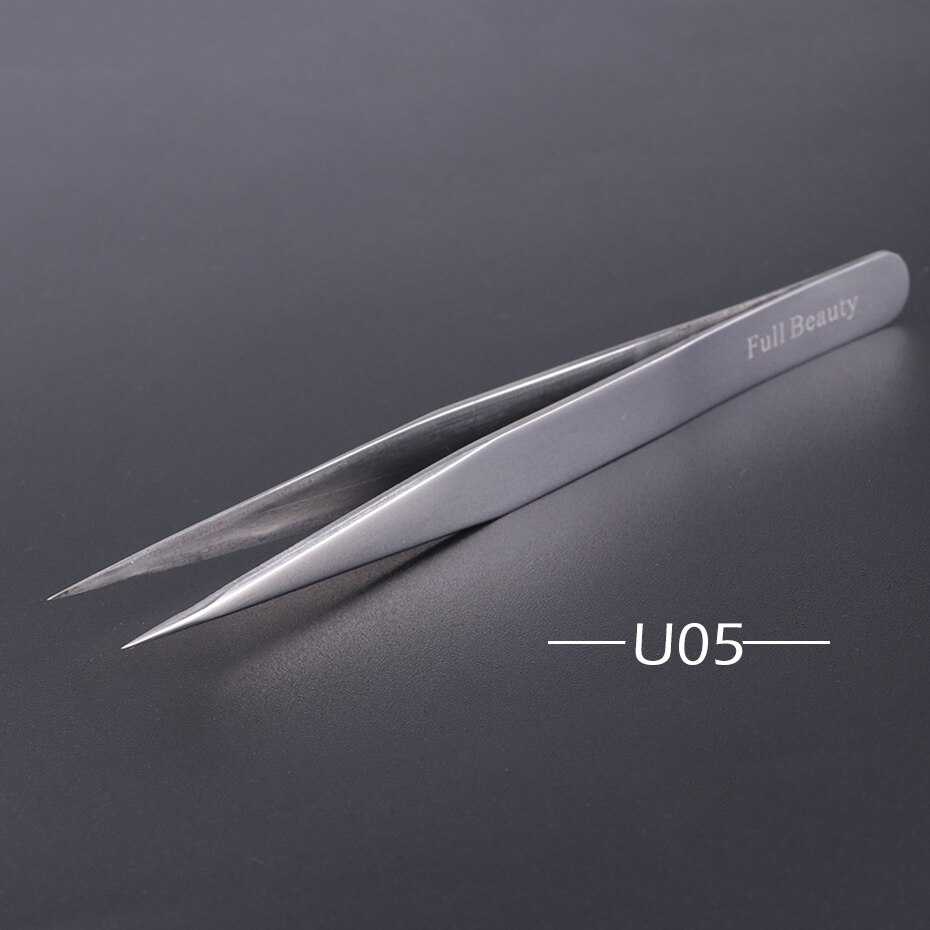 4 rodzaje prostych, zakrzywionych, tęczowych pęustawić robić przedłużania rzęs, makijażu, manicure, precyzyjnego wybierania, profesjonalnej pęsety robić brwi, fbt 1-4: U05