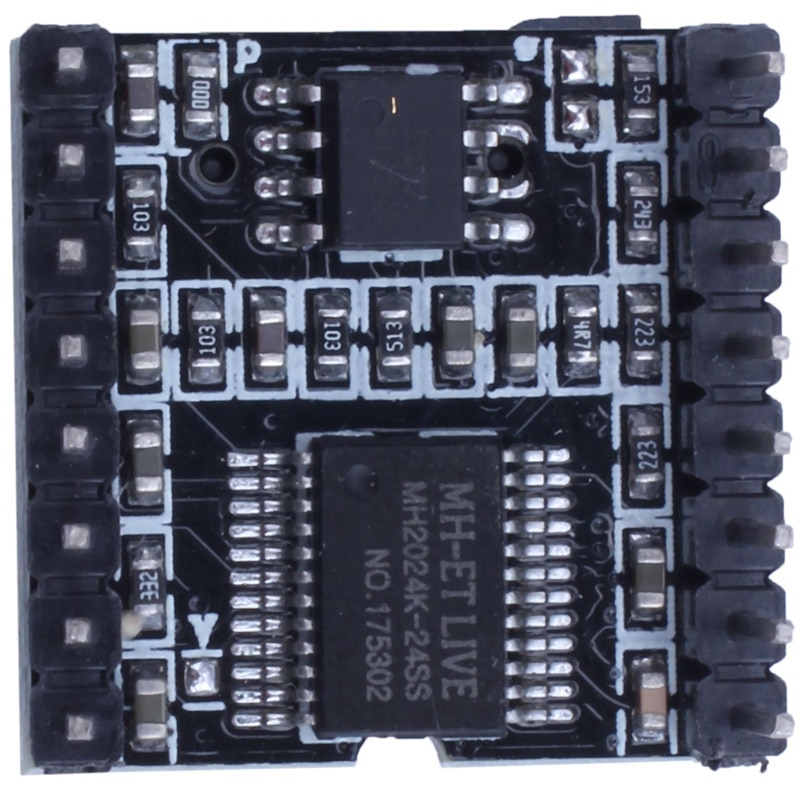 3pcs Mini MP3 Player Module DFPlayer MP3-TF-16P Support MP3/WAV/WMA TF Card FAT16/32 with Simplified Output Speaker