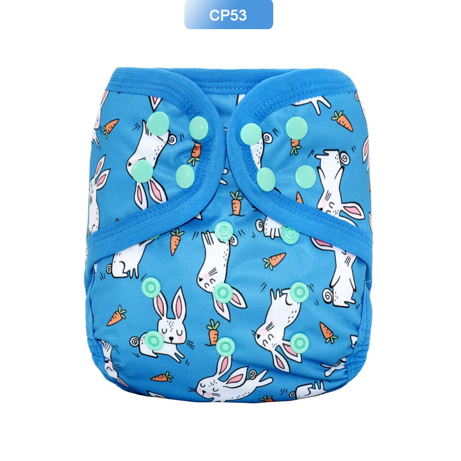 EezKoala Heavy Wetter AI2 Cloth Diaper Snap Insert Hemp Cotton Eco-Friendly Baby Nappy Waterproof Washable Night Nappies: CP53 AI2 Diaper