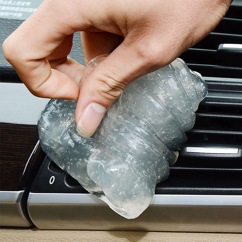 Limpiador de polvo de Gel adhesivo para coche, herramienta de limpieza de Interior de coche, goma de pegamento automático, herramientas de barro, limpieza de goma de pegamento
