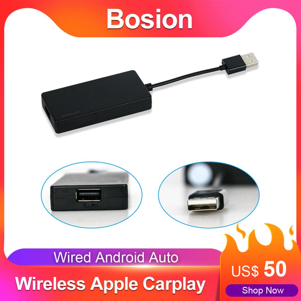 Bosion-REPRODUCTOR DE navegador inalámbrico carplay, conexión inteligente para Apple Air play Dongle, Android, USB Stick