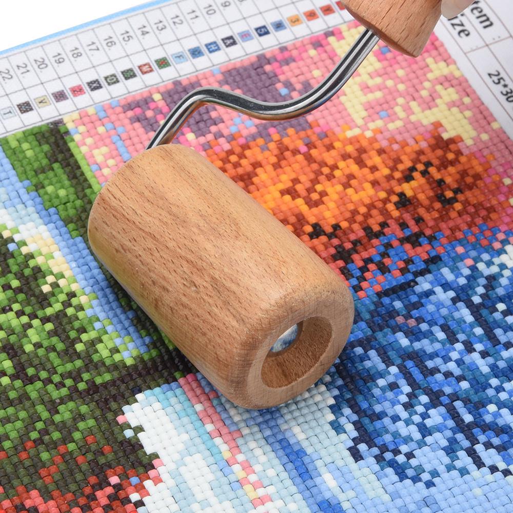 Diamant målning korsstygn verktyg diamant målning plast roller färg slumpmässig scrapbooking stämpling