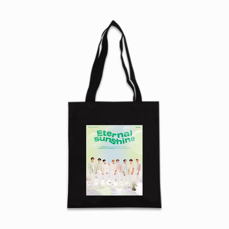 ATEEZ-Bolso de lona para ATINY Hongjoong Seonghwa Yunho Yeosang Mingi Wooyoung Jongho, bolsa de hombro ligera portátil: 04