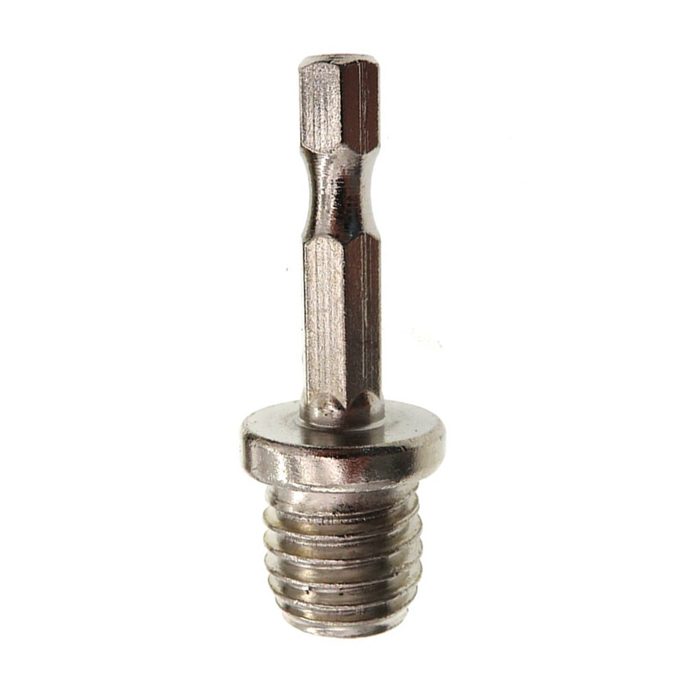 M10/M14 Hexagon Rod Adapter Thread Connecting Rod Adapter Replacement Disc Polishing Grinder Connect Converter Drill Chuck Tools: M14