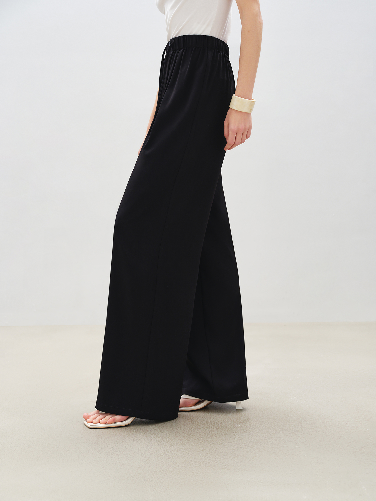 ZIQIAO UV-Schutz Kühlhose SS25 zierlich Schlauch mit weitem Bein Schnelltrocknende, luftige Strandhose Sommer Erholungsort Outfit Y2K Ästhetik
