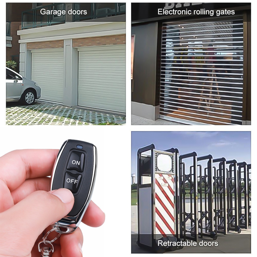 Kebidu Universal 433Mhz Wireless Remote Control Car Garage Copy Code Clone Duplicator Gate Door Opener