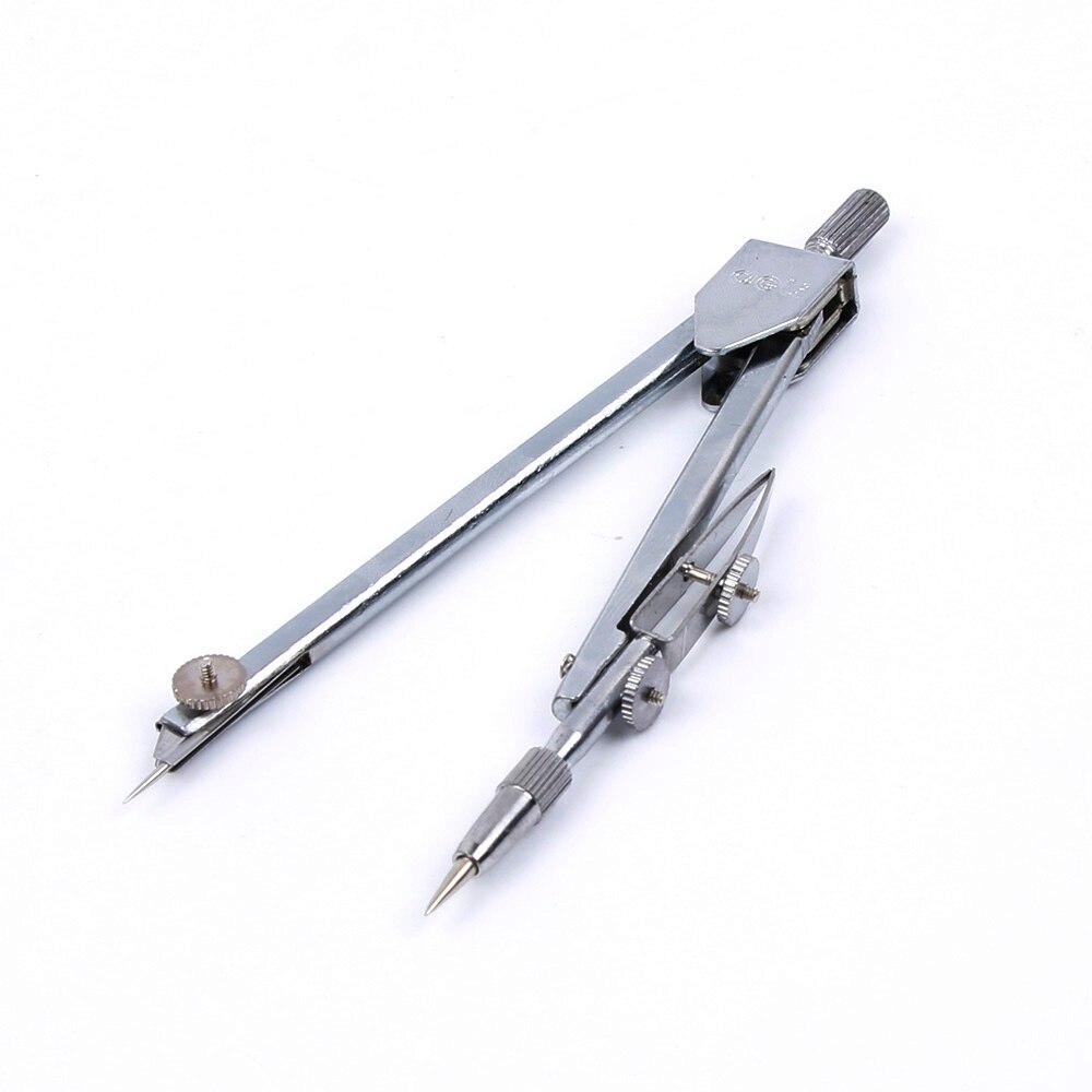 1PC Useful Metal Drafting Drawing Compasses School Math Geometry Teaching Study Mathematics School Office Tool