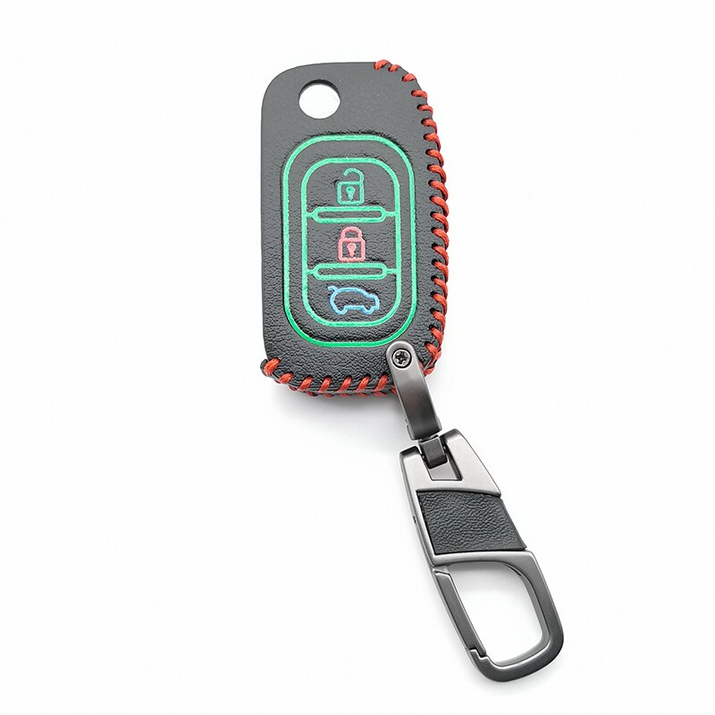 Funda De Llave De Cuero TPU Para Nissan Qashqai, X-Trail Y Versa, Protector Suave Con Botones En Relieve (Azul)