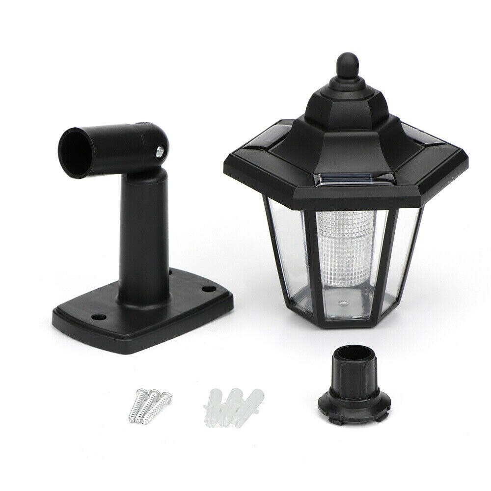 WAKYME Solar Light Outdoors Solar Power Garden Lantern Street Lights Waterproof Solar Energy Hexagonal LED Wall Lamp Sunlight