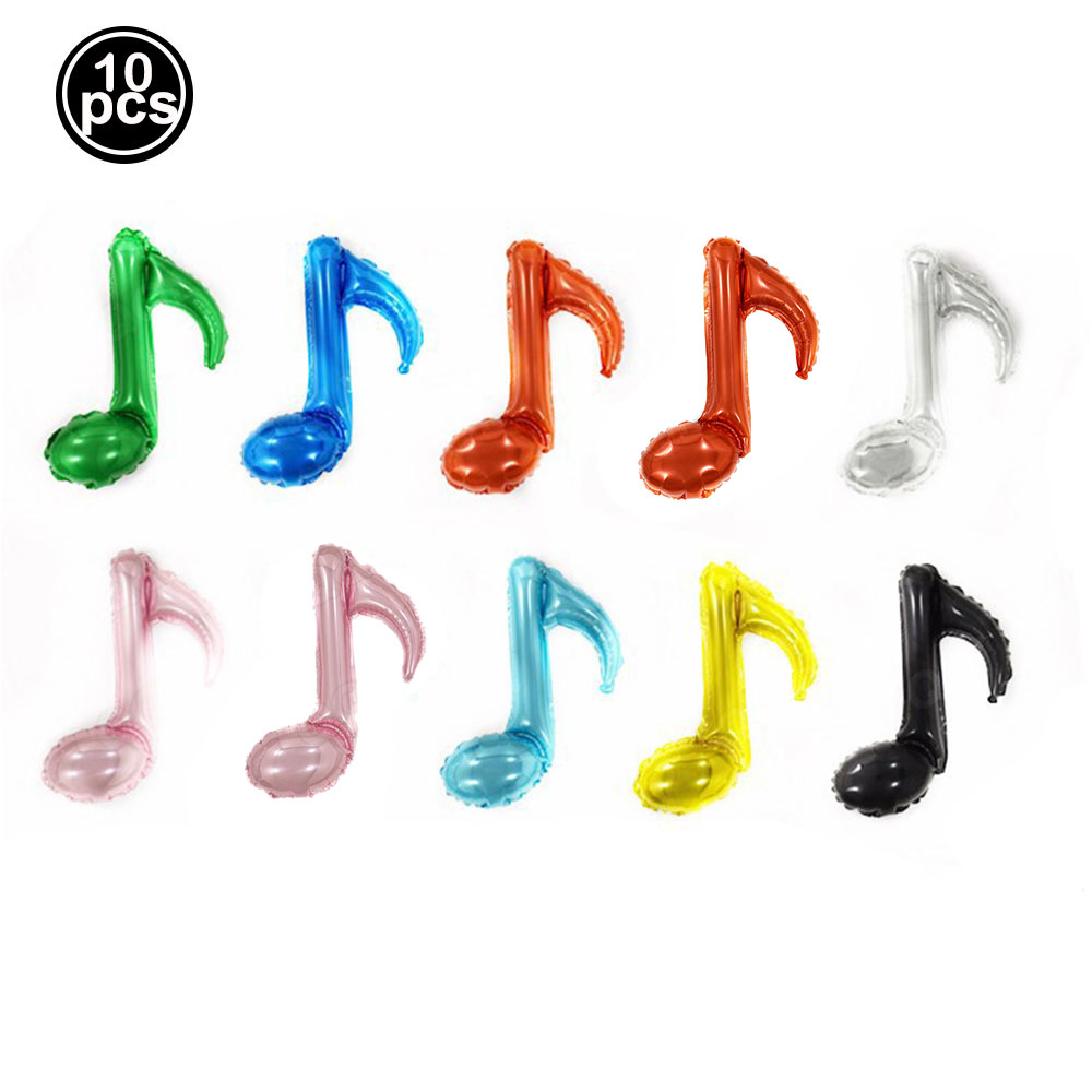 Musikaali juhlailmapallo disko 4d pallo nuotti kitara ilmapallo musiikkiteema syntymäpäiväsuihku valmistuminen rock syntymäpäiväkoristeet 80s/90s: Taivaansininen