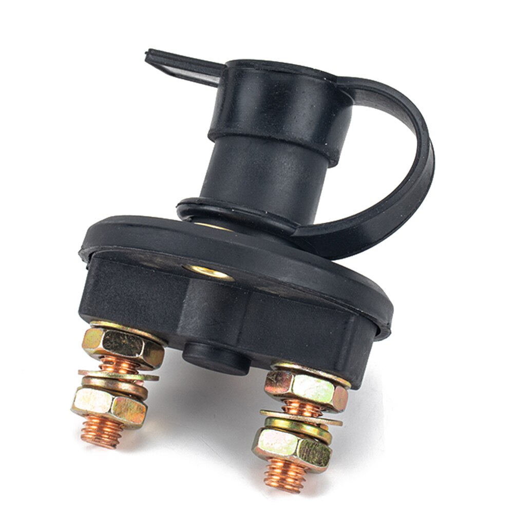 12V 24V 200A Car Battery Disconnect Switch Kill Cut Off Switch Isolator + 2 Keys + Wire Lugs Set for Marine SUV ATV Truck Boat