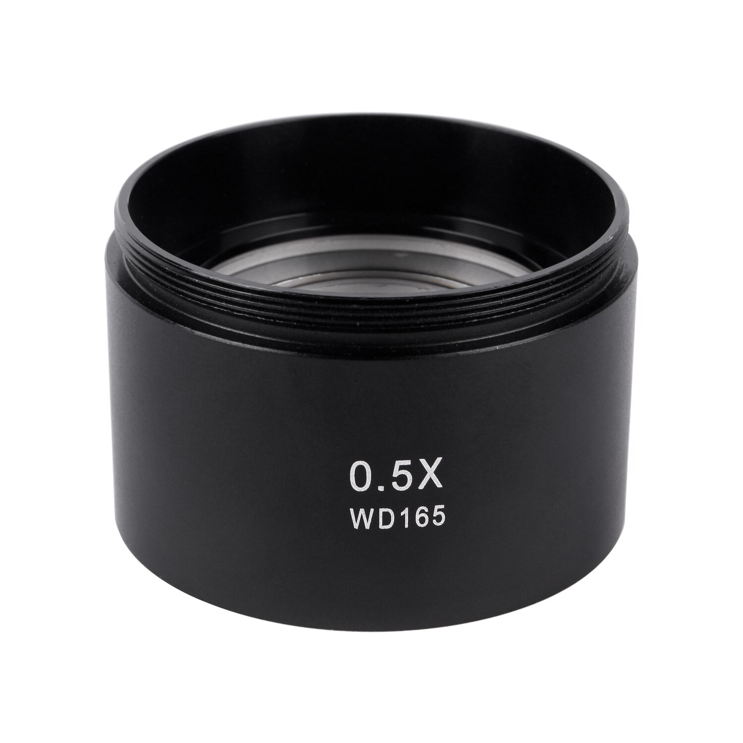 1X Protection Barlow Auxiliary Objective Glass Lens Soot 42mm For 200X 180X 130X C MOUNT Lens Industry Video Microscope Camera
